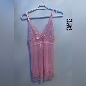 Light pink lingerie dress